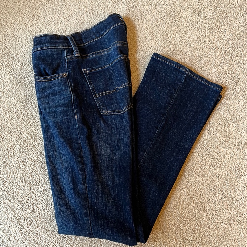 Women's Lucky Brand Sweet Boot dark wash ankle jeans - LNC